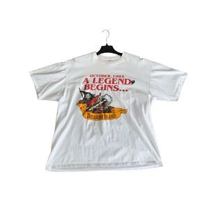 Vintage Treasure Island Casino Tshirt Hotel Demolition Las Vegas T-Shirt XL